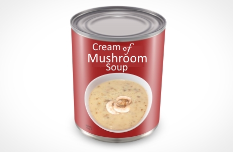 Cream of mushroom soup - canned nutritional information