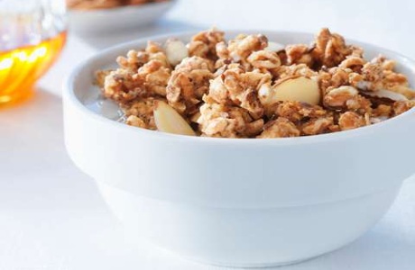 Crunchy clusters cereal - with nuts - unfortified Nutrition Facts
