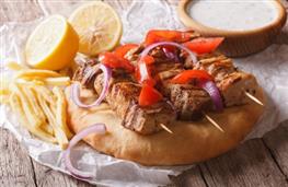 Lamb shish kebab - takeaway nutritional information