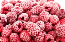 Raspberries - frozen nutritional information