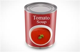 Tomato soup - tinned nutritional information