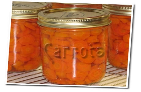 Tinned carrots nutritional information