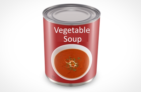 Vegetable soup - canned nutritional information