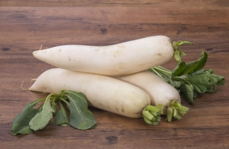 icicle - mooli - daikon radish nutritional information