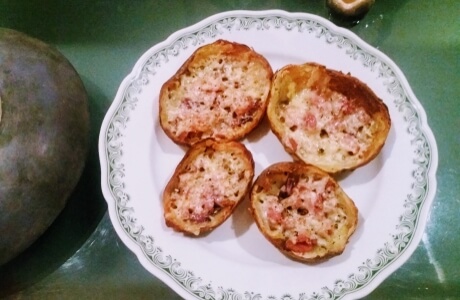 Loaded potato skins recipe